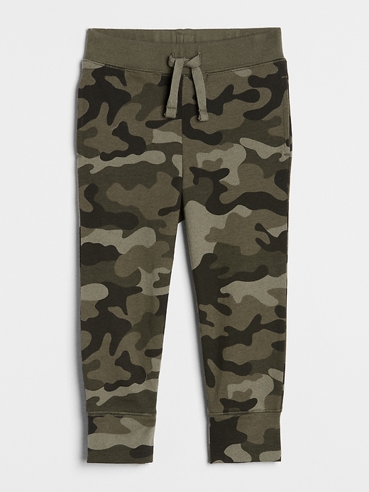 L'image numéro 3 présente Pantalon d'entraînement à enfiler à imprimé camouflage (tout-petit)