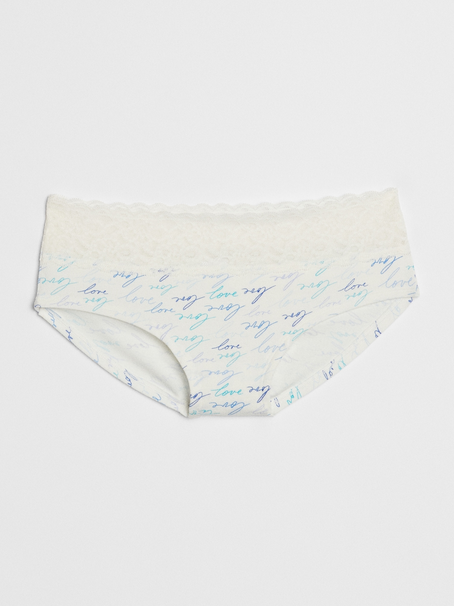 Stretch Cotton & Lace Hipster
