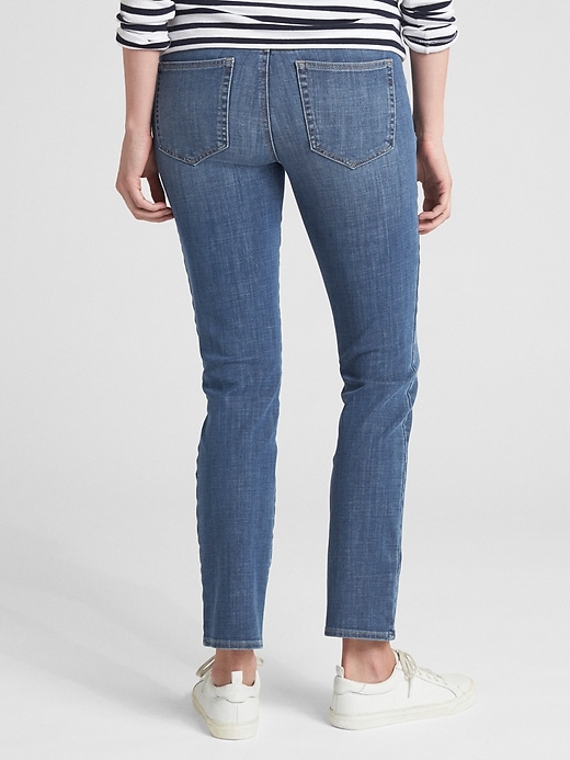 Image number 2 showing, Maternity Full Panel Classic Straight Jeans