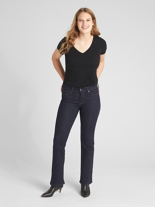 Image number 5 showing, Mid Rise Perfect Boot Jeans with Washwell&#153