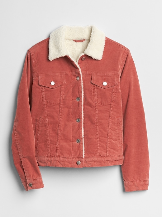 Image number 5 showing, Sherpa-Lined Icon Cord Jacket