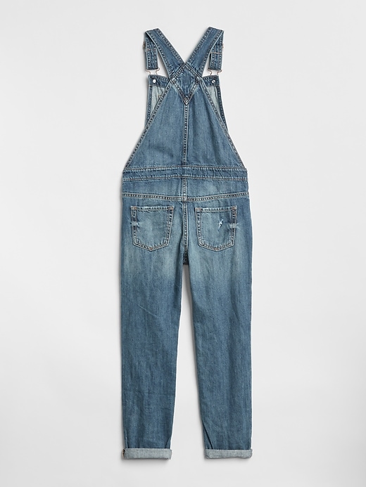 Image number 3 showing, Kids Distressed Overalls