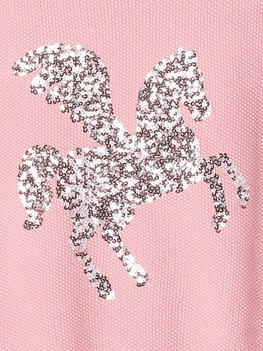 L'image numéro 4 présente Pull ras du cou à motif à paillettes