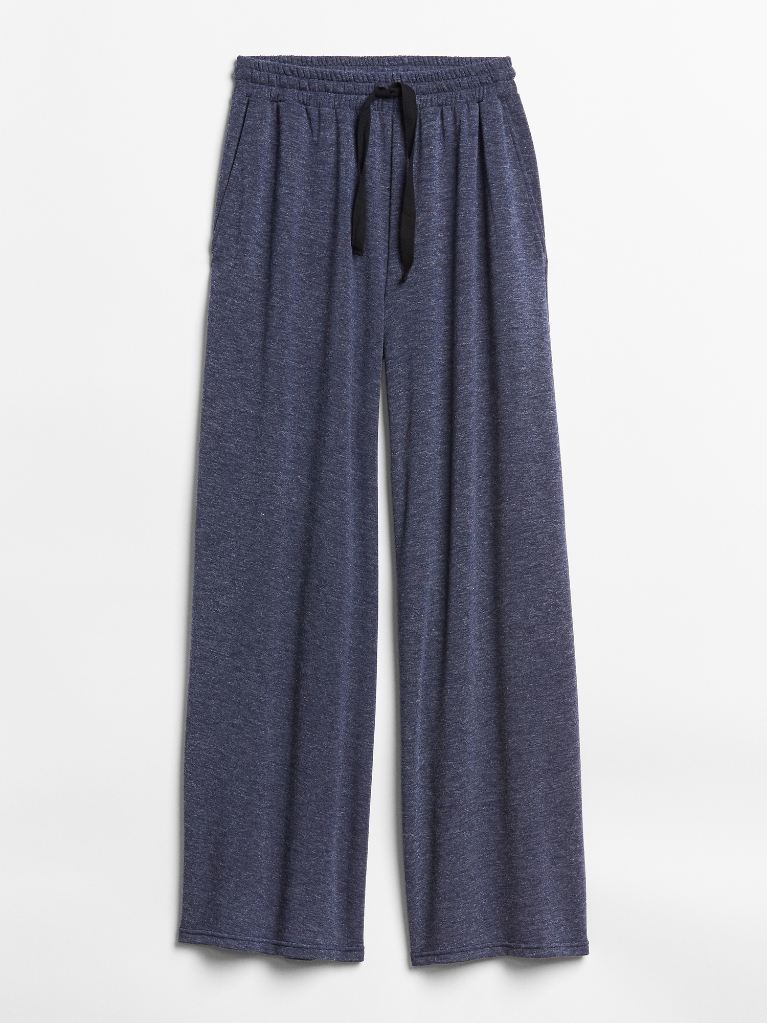Women's Wide Leg Drawstring Lounge Pants • Size: S/M (Sizes 2-8) •  Approximately 41 in Length • 29 Inseam • 100% Polyester • Drawstring  high-rise waistband • Two pockets for keeping your