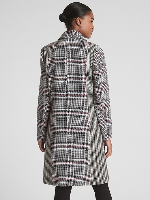 Image number 2 showing, Mixed Plaid Coat