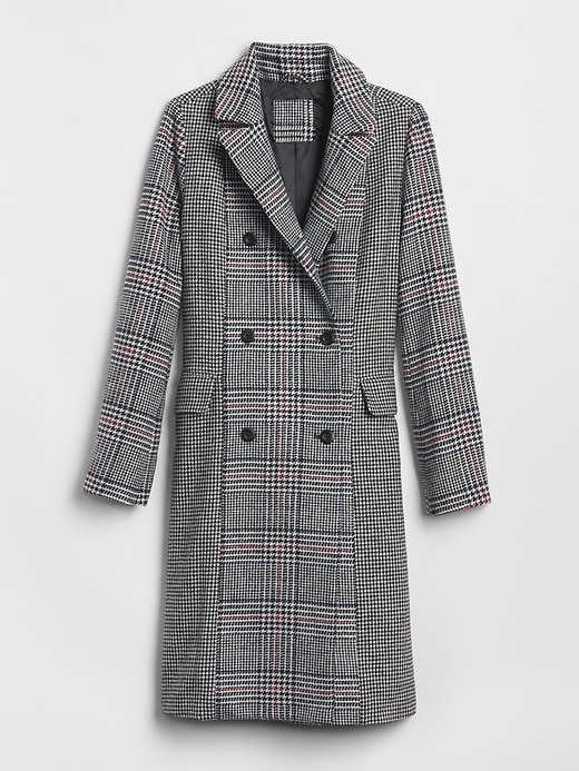 Image number 6 showing, Mixed Plaid Coat