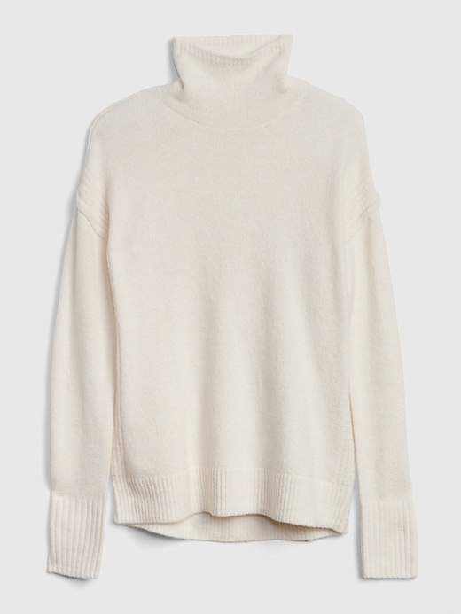View large product image 2 of 2. Brushed Turtleneck Pullover Sweater