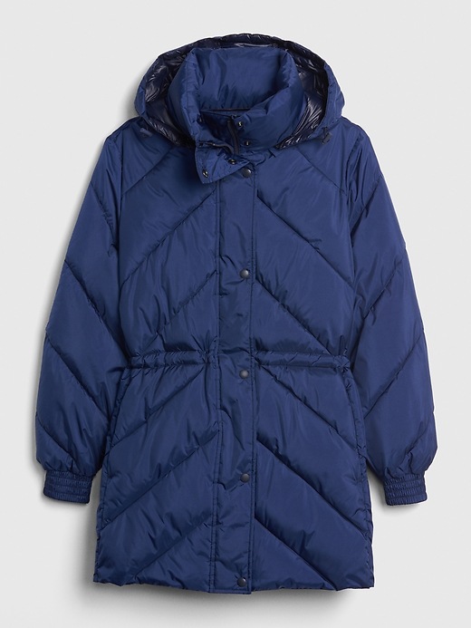 Image number 6 showing, ColdControl Elongated Puffer Jacket with Cinched-Waist