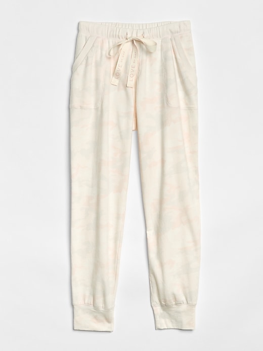 Image number 2 showing, Camo Print Joggers in French Terry