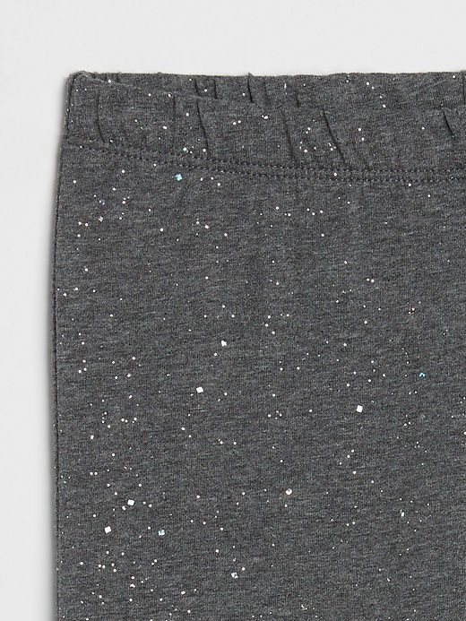 Image number 3 showing, Kids Sparkle Leggings in Stretch Jersey
