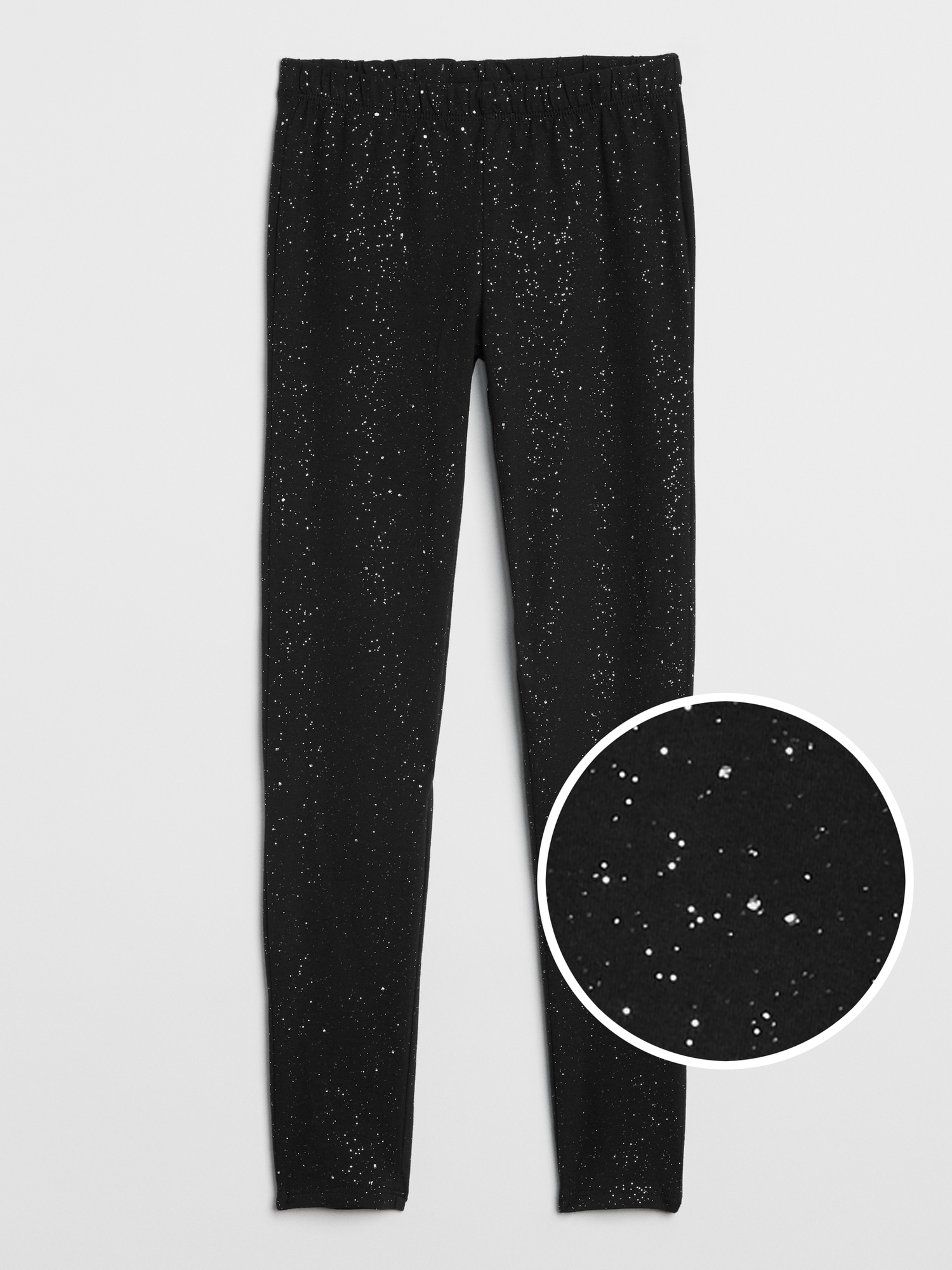 Kids Sparkle Leggings in Stretch Jersey