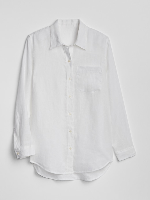 Image number 6 showing, Boyfriend Shirt in Linen