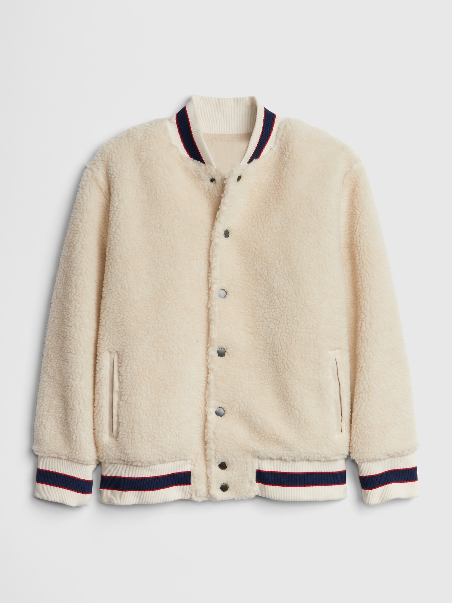 gap sherpa bomber jacket