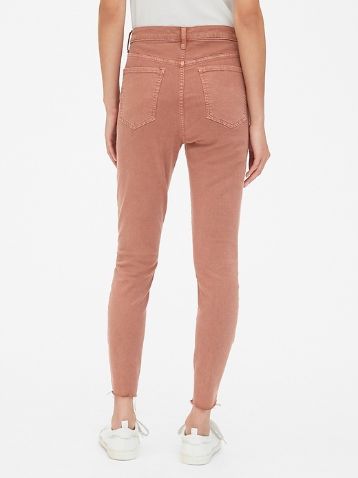Image number 2 showing, High Rise True Skinny Ankle Jeans in Color
