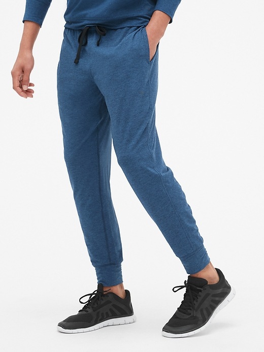 View large product image 1 of 1. Gapfit Brushed Tech Jersey Jogger
