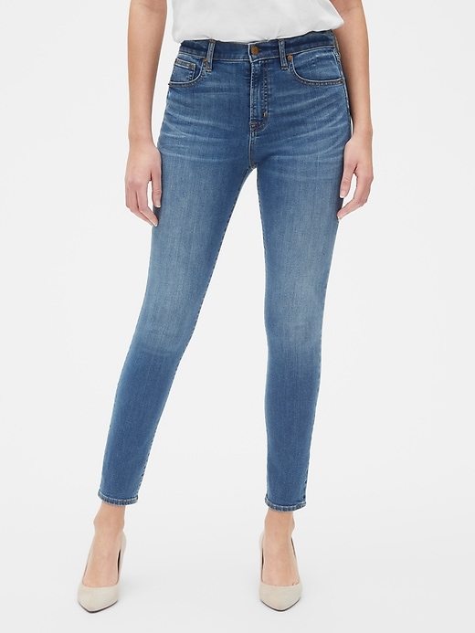 Image number 1 showing, High Rise True Skinny Jeans with Secret Smoothing Pockets with Washwell&#153