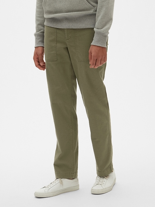 L'image numéro 7 présente Pantalon militaire droit avec GapFlex