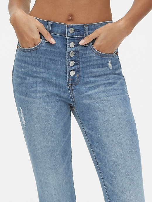 Image number 5 showing, High Rise True Skinny Jeans with Secret Smoothing Pockets