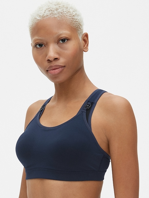 Maternity GapFit Medium Impact Nursing Sports Bra Gap