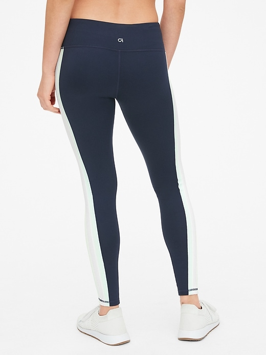 View large product image 2 of 7. GapFit Side-Stripe Panel Full Length Leggings in Eclipse