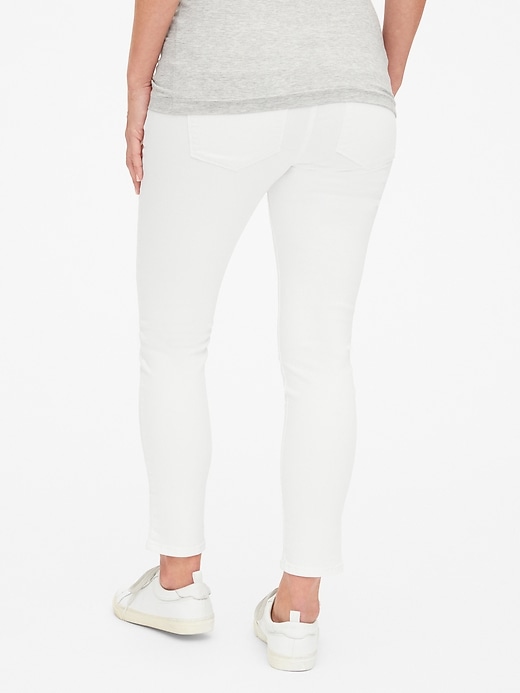 Image number 2 showing, Maternity Full Panel True Skinny Ankle Jeans