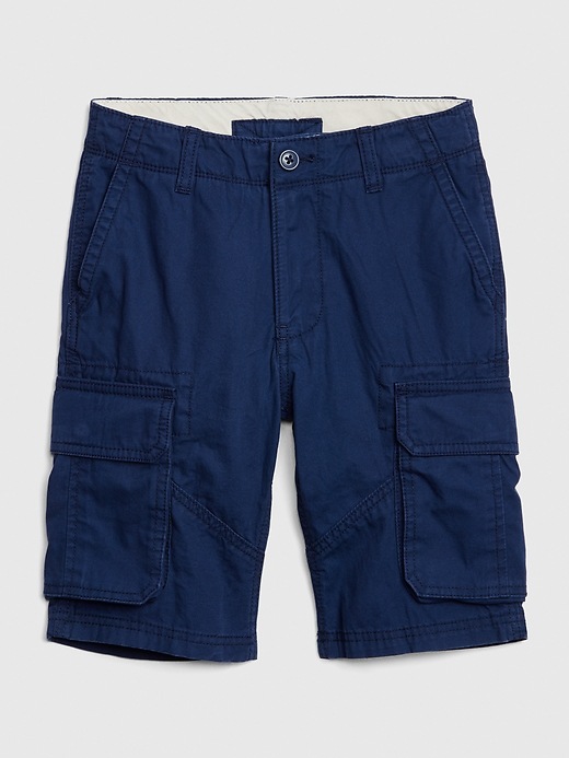 View large product image 1 of 1. Kids Cargo Shorts in Poplin
