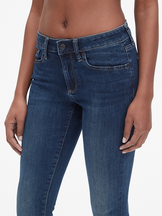 Image number 5 showing, Mid Rise Curvy True Skinny Jeans