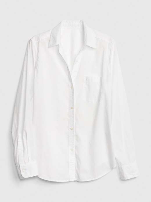 Image number 6 showing, Fitted Boyfriend Shirt