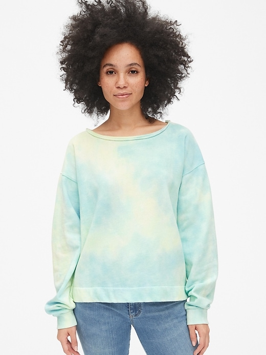 Image number 1 showing, Vintage Soft Relaxed Tie-Dye Sweatshirt