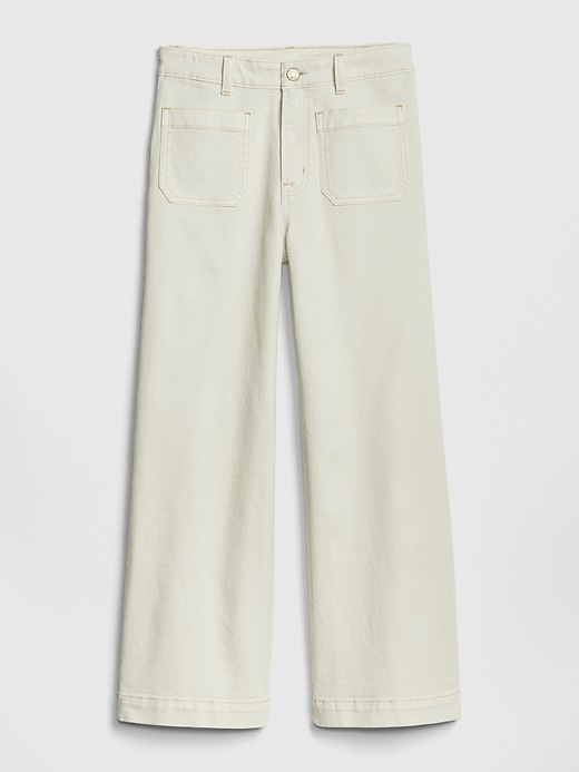 Image number 6 showing, High Rise Mariner Wide-Leg Jeans