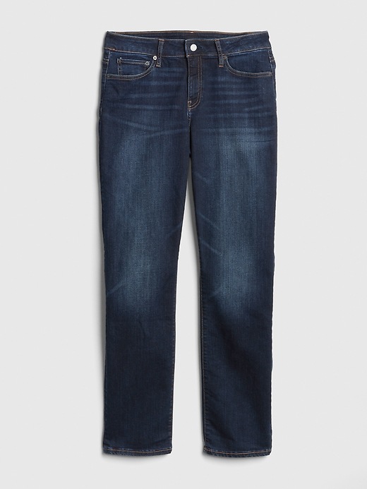Image number 6 showing, Mid Rise Curvy Classic Straight Jeans