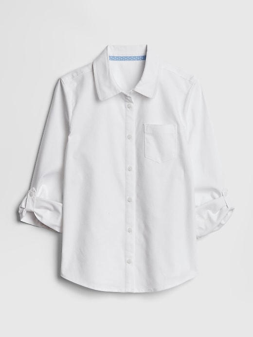 Image number 5 showing, Kids Uniform Convertible Long Sleeve Shirt