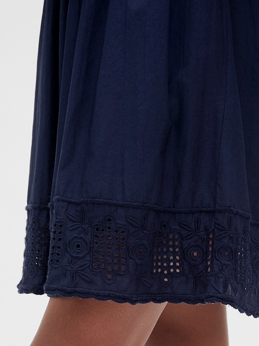 Image number 5 showing, Eyelet Embroidered Blouson Sleeve Dress