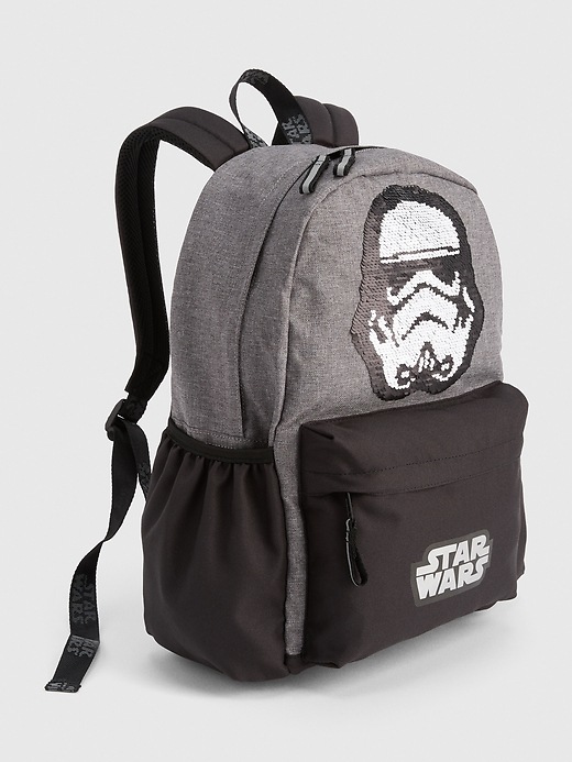 View large product image 1 of 6. GapKids &#124 Star Wars&#153 Flippy Sequin Senior Backpack