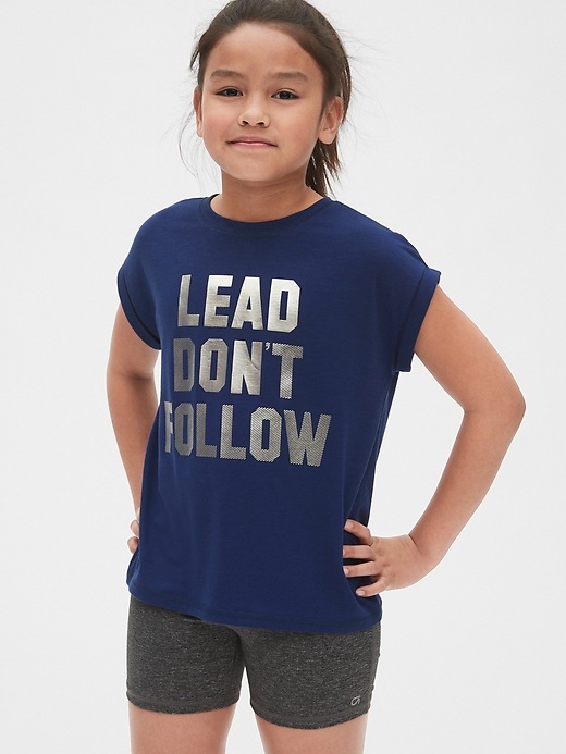 Image number 2 showing, GapFit Kids Graphic Short Sleeve T-Shirt