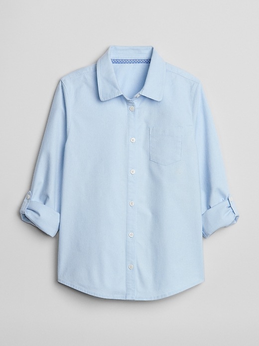 Image number 1 showing, Kids Uniform Convertible Long Sleeve Shirt