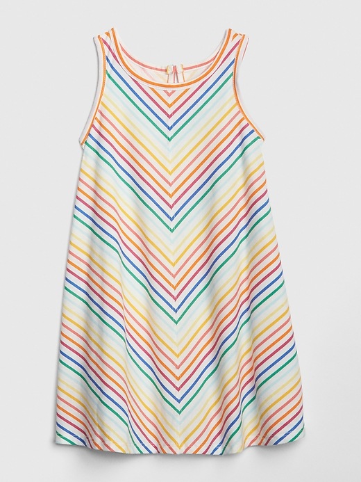 View large product image 1 of 1. Toddler Print Tank Swing Dress
