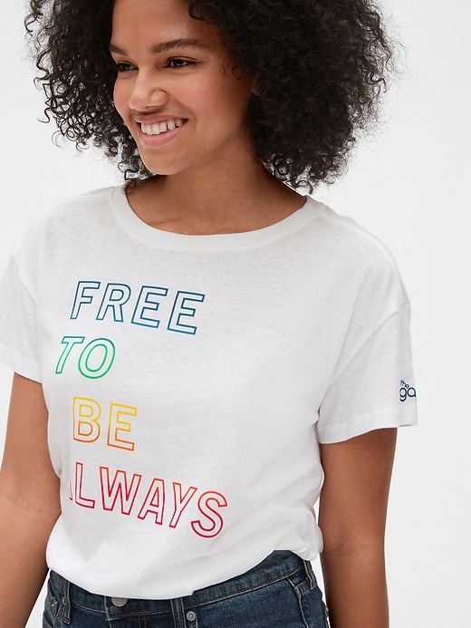 Image number 5 showing, Gap + Pride Graphic Crewneck T-Shirt