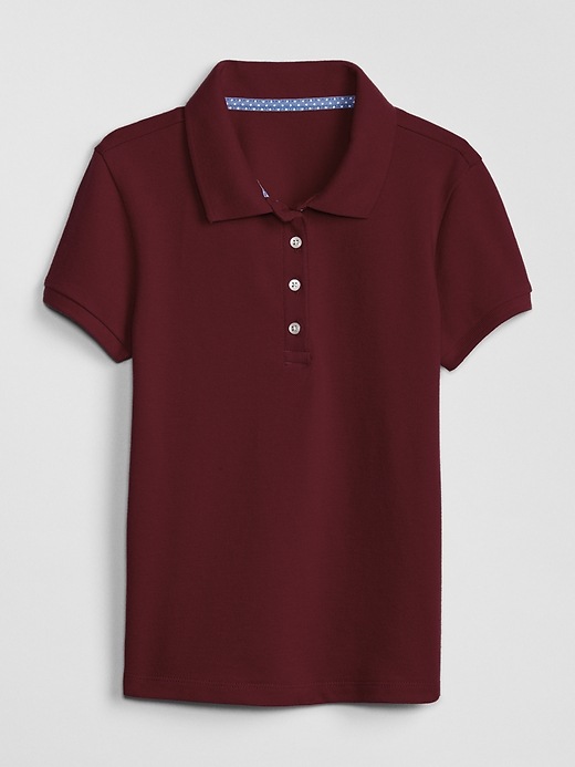 Image number 6 showing, Kids Uniform Stretch Short Sleeve Polo Shirt