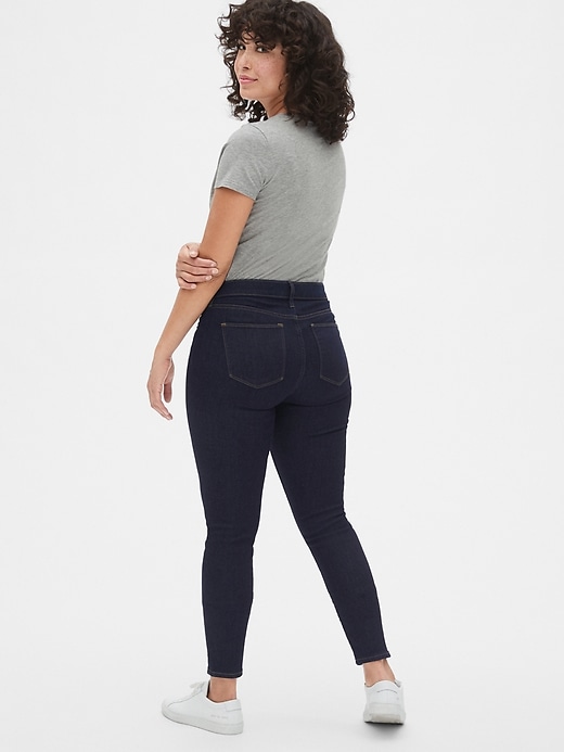 Image number 8 showing, Mid Rise Curvy True Skinny Jeans