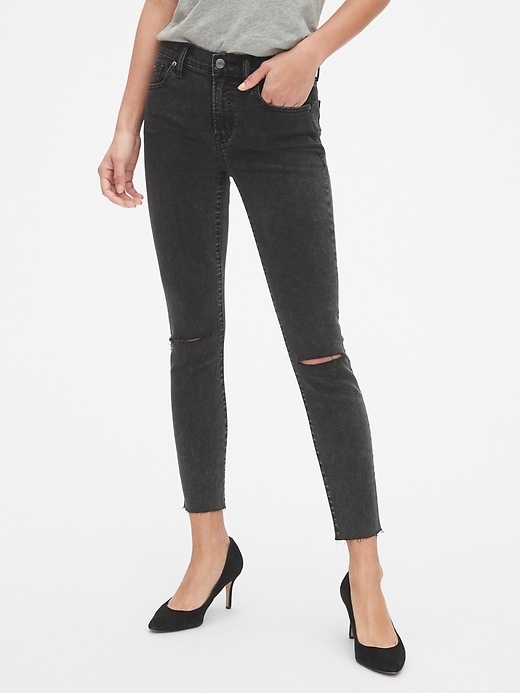 Image number 7 showing, Mid Rise True Skinny Ankle Jeans