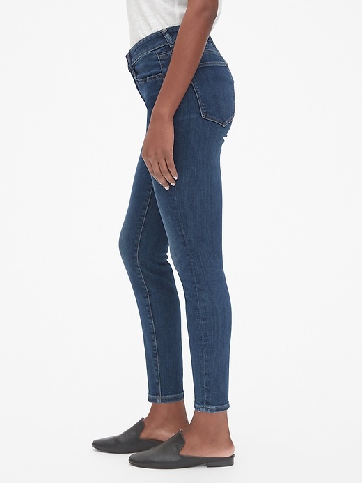 Image number 7 showing, Mid Rise Curvy True Skinny Jeans