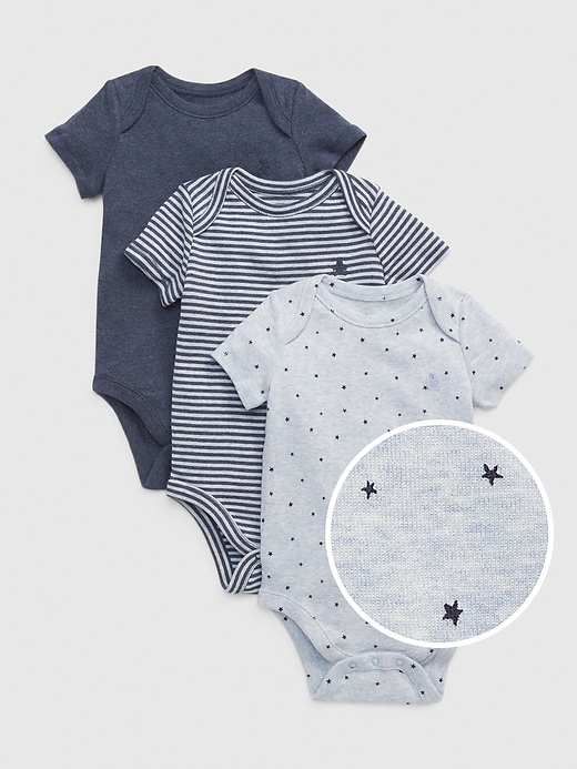 Image number 1 showing, Baby First Favorite Short Sleeve Bodysuit (3-Pack)