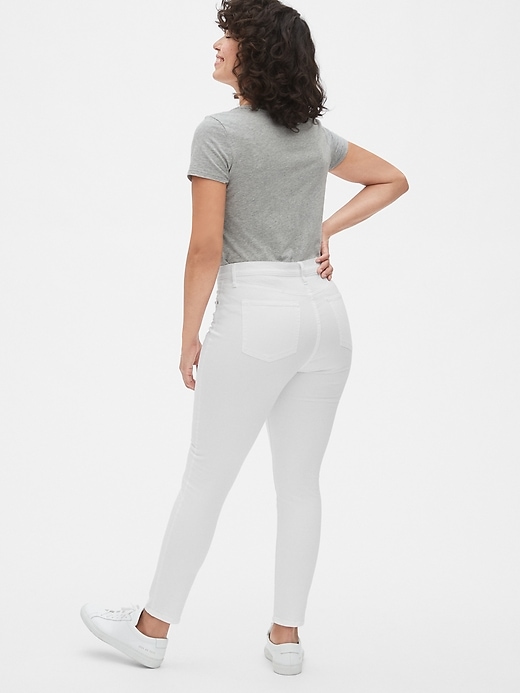 Image number 8 showing, High Rise True Skinny Jeans