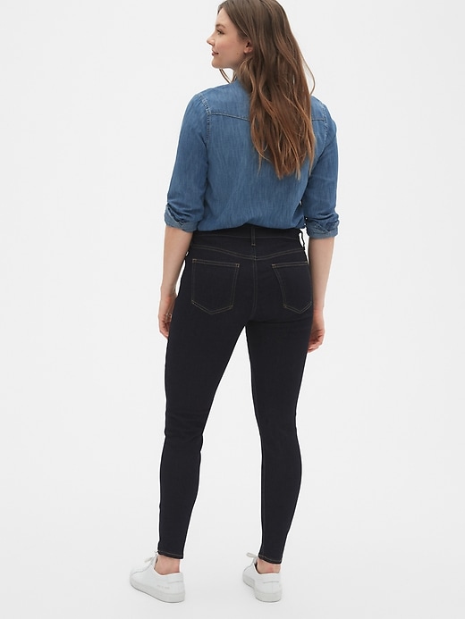 Image number 8 showing, Mid Rise True Skinny Jeans