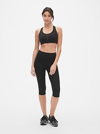 View large product image 4 of 7. GapFit High Rise Crop Leggings in Sculpt Compression