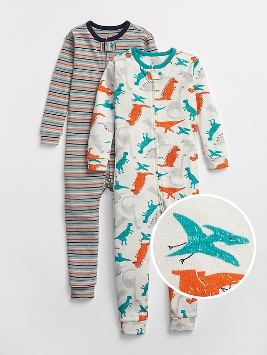 Image number 1 showing, babyGap Dino One-Piece PJ (2-Pack)