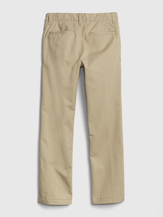 Image number 3 showing, Kids Uniform Straight Khakis with Gap Shield