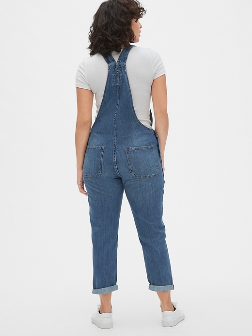 Image number 2 showing, Relaxed Denim Overalls