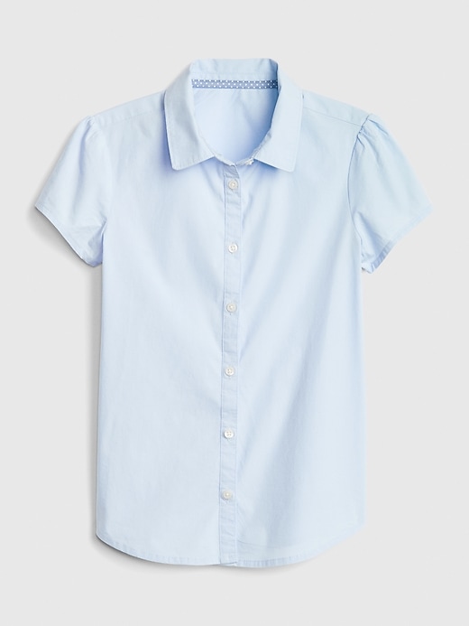 L'image numéro 5 présente Chemise d’uniforme à manches courtes pour enfant